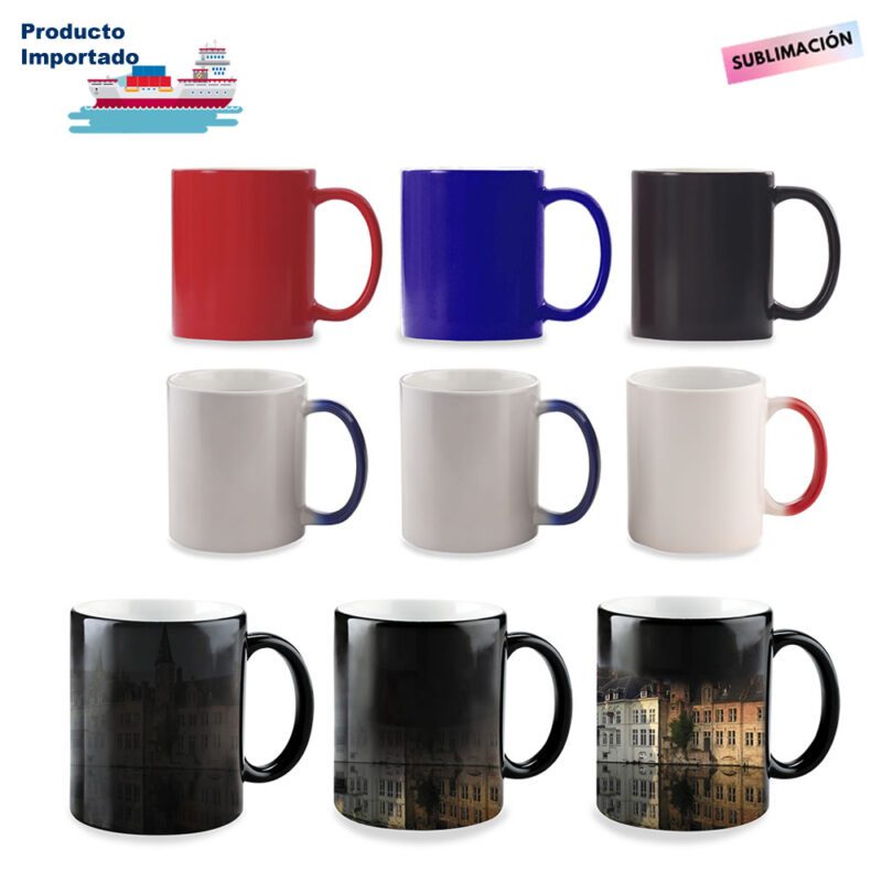 Mug Cerámica Sublimación Magic Color 11oz