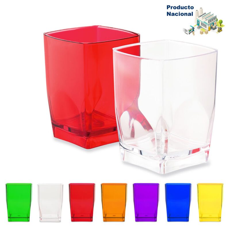 Vaso Cuadrado 7 oz Cristal
