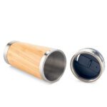 Mug Metálico con Bamboo 500 ml