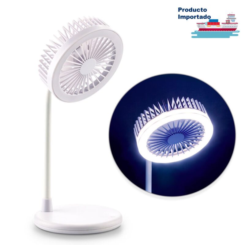 Lámpara de Escritorio Con Ventilador Selfie