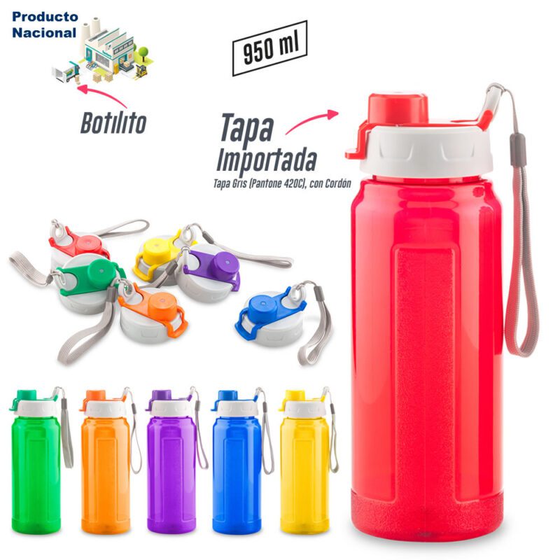 Botilito Plástico Galaxy 950 ml,
