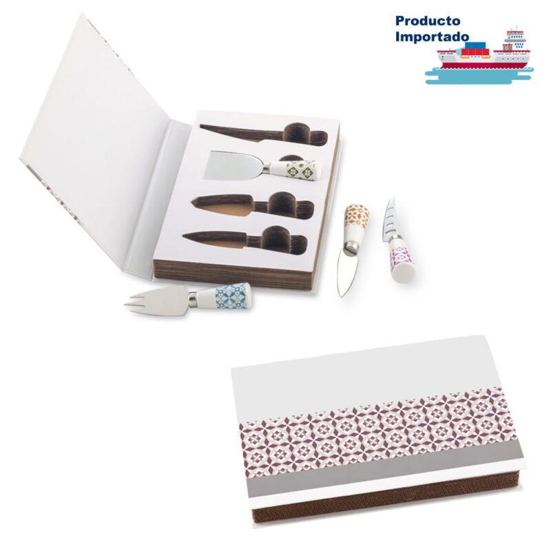 Set de 4 Utensilios para Queso Box