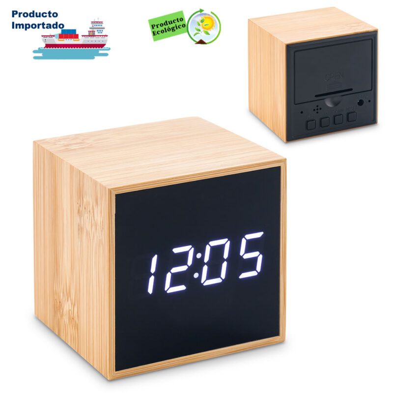 Reloj Lcd Bamboo