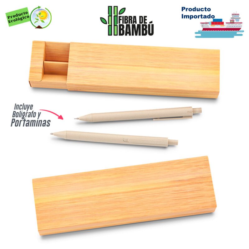 Set Bolígrafo y Portaminas Dakota Eco