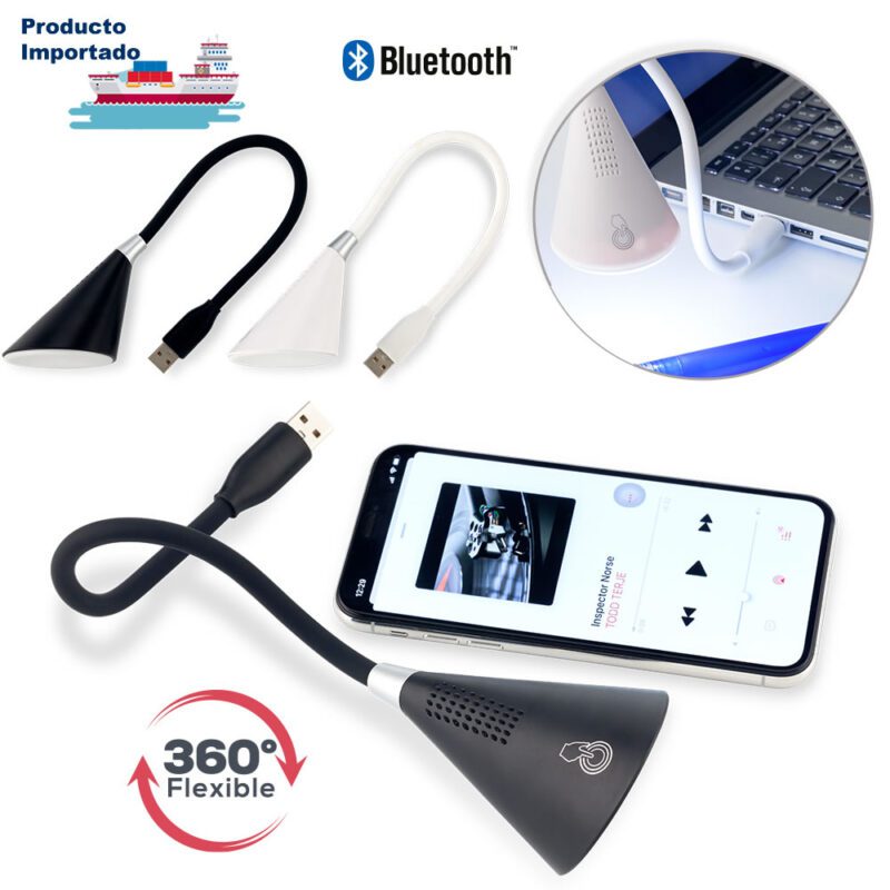 Speaker Bluetooth Con Lámpara