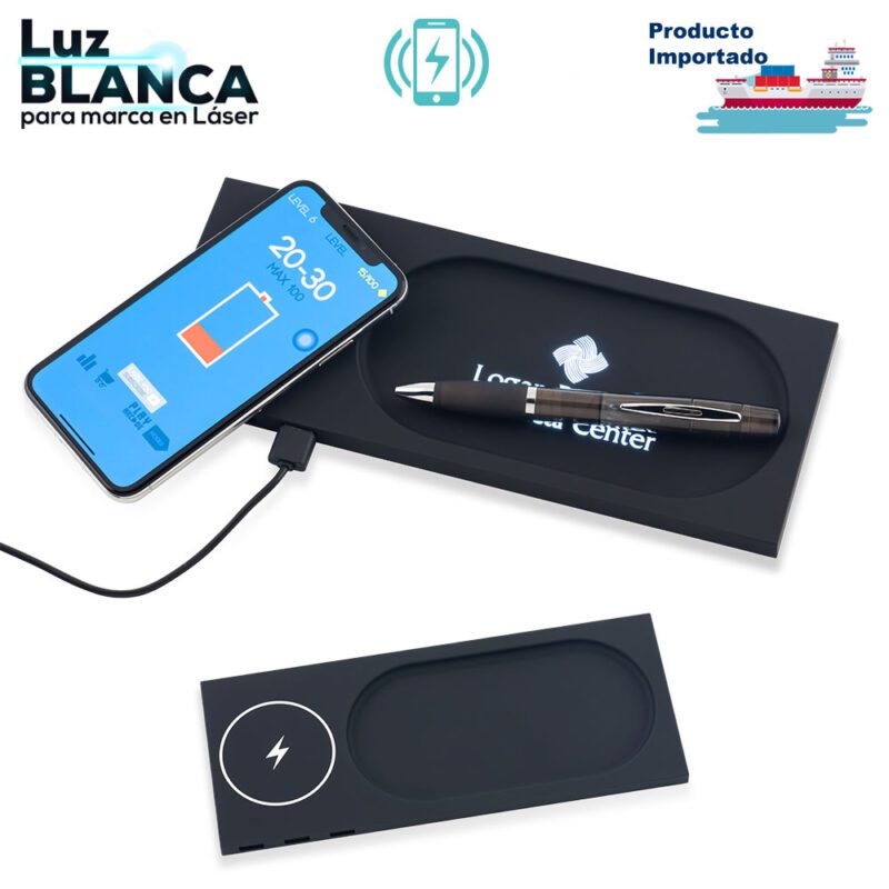 Organizador En Light Con Cargador Inalámbrico