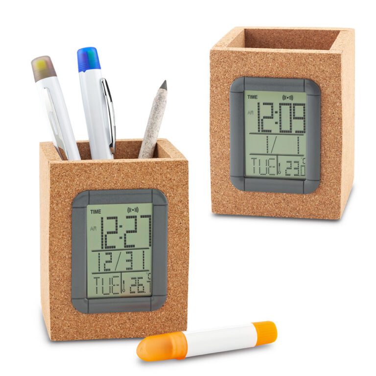 Reloj Portaboligrafos Cork