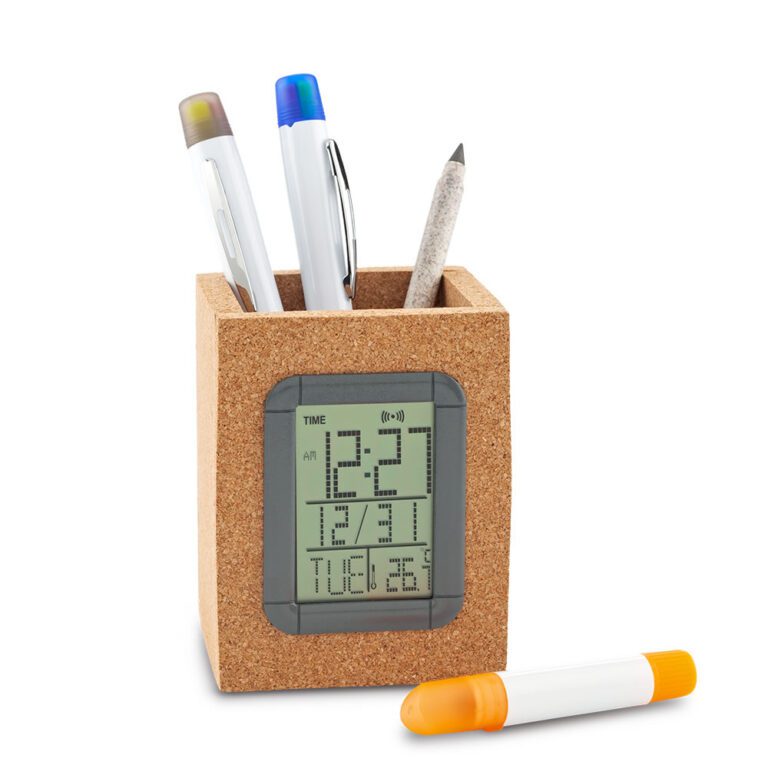 Reloj Portaboligrafos Cork