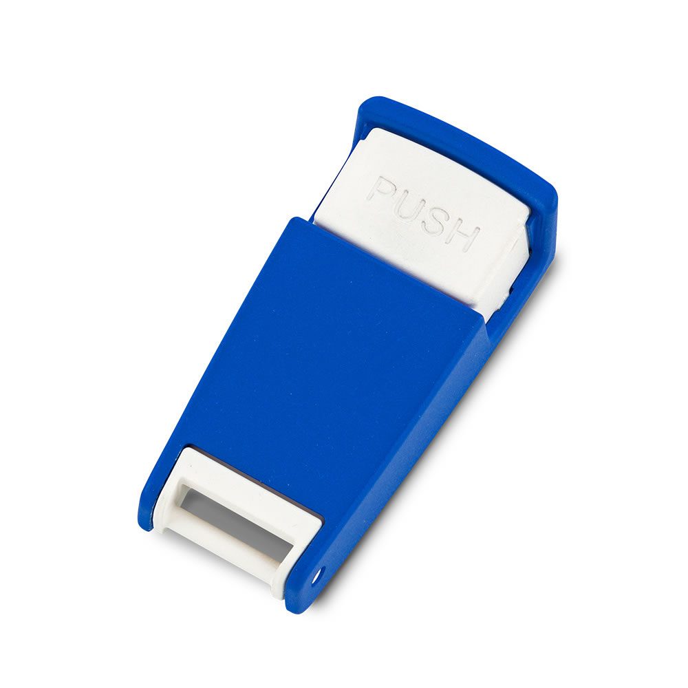 Soporte para Móviles con Microfibra en posición desplegada para uso.