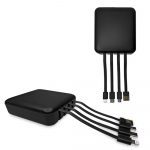 Conectores de la Pila Goliath: Lightning, Micro USB y Tipo C.