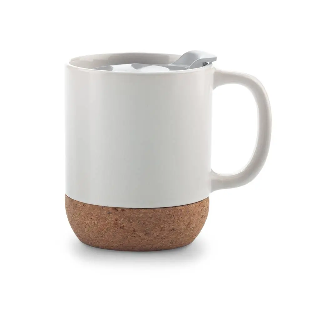 Mug Cerámica Con Corcho 11 OZ