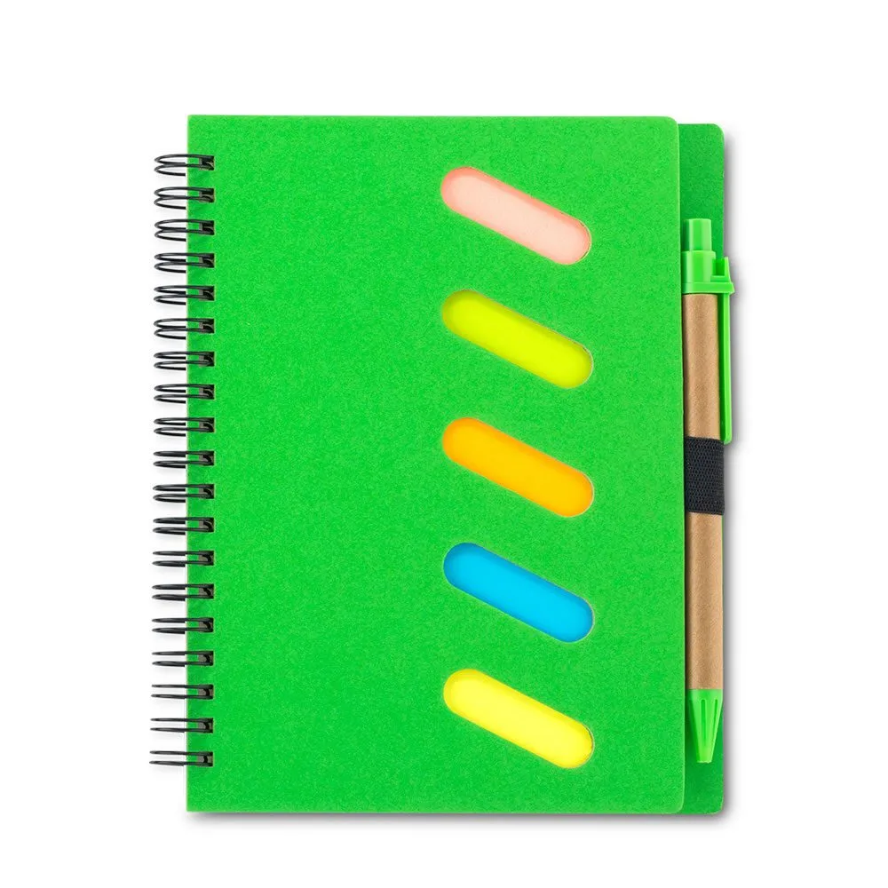 ao 249 VERD Libreta con Bolígrafo Gulliver Eco