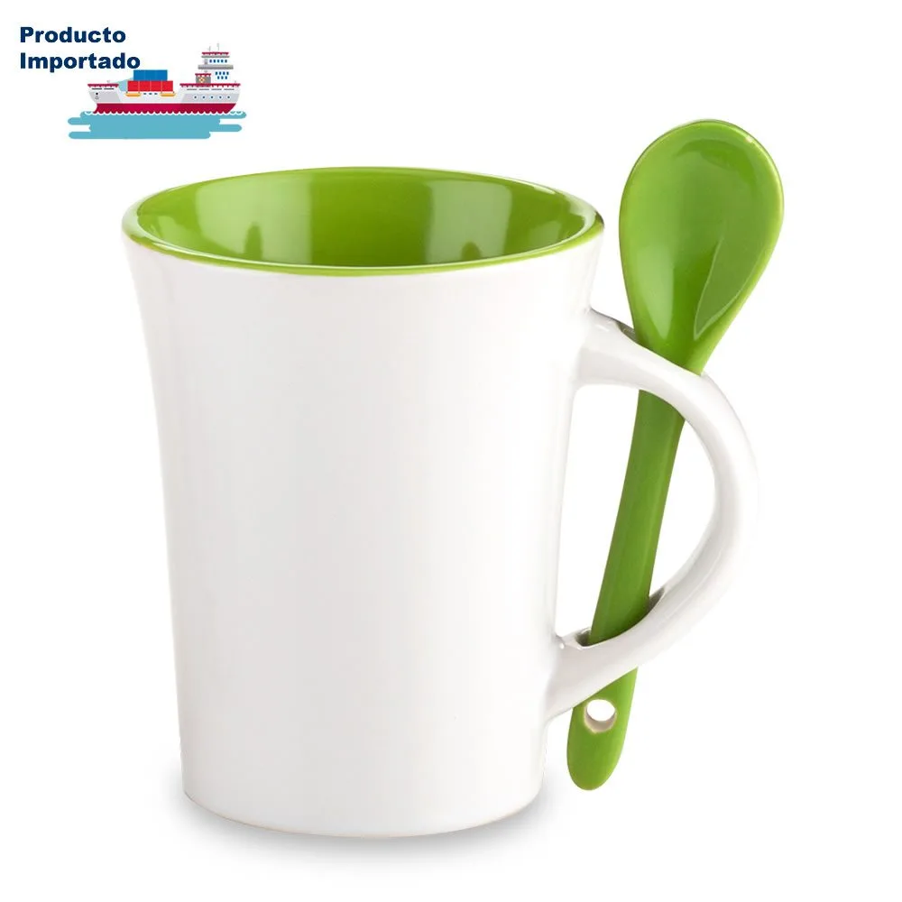 mg-106 VD Mug Cerámica con Cuchara Trump 10oz