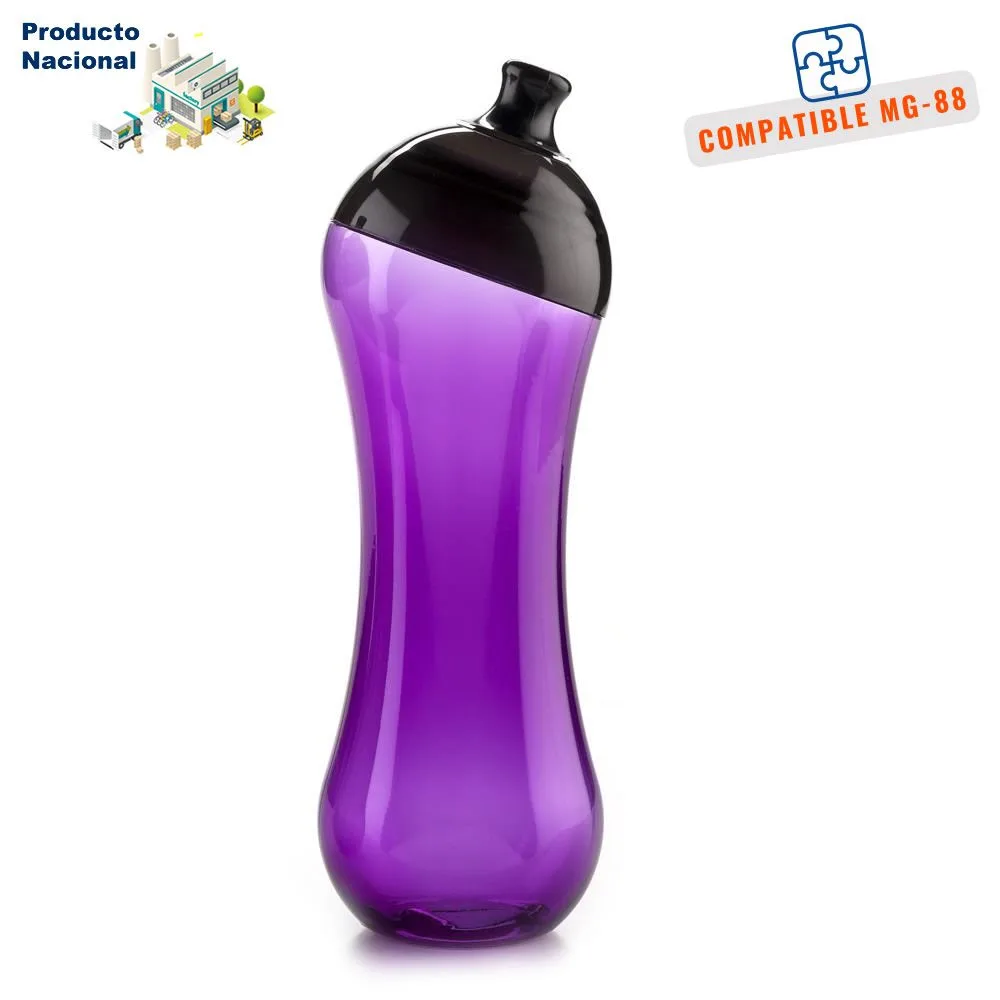 tr-83 MOR Botilito en PVC Curvy 525 ml