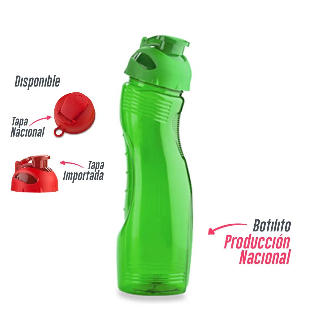 tr 89 VERD1 Botilito Saturno PVC 850ML