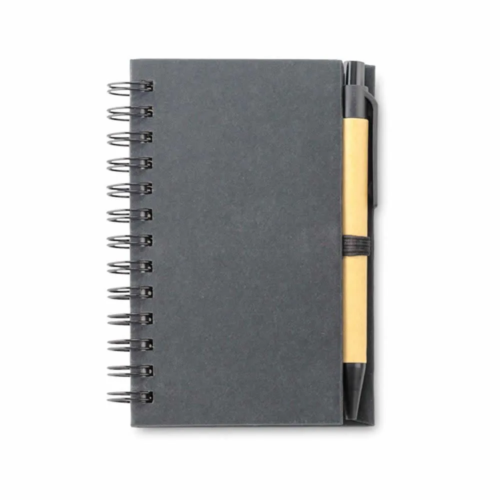 ao 502 NEG Mini Libreta Tavish con Bolígrafo