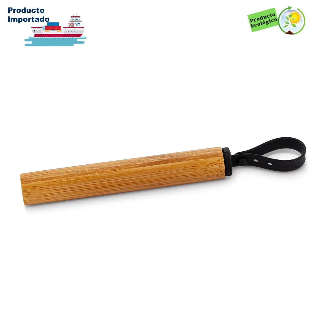 cp 291 NEG Pitillo Reutilizable Metálico Bamboo