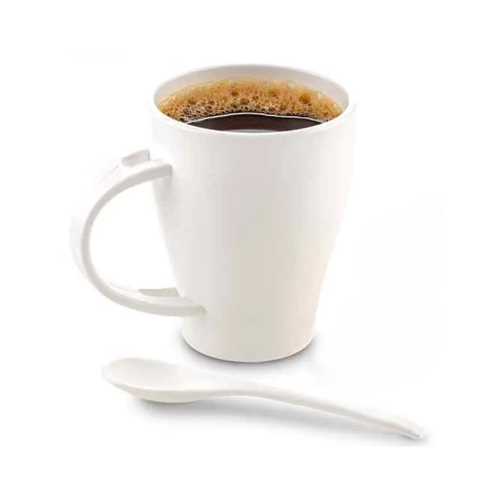 Mug Plástico con Cuchara Tiffany 350 Ml