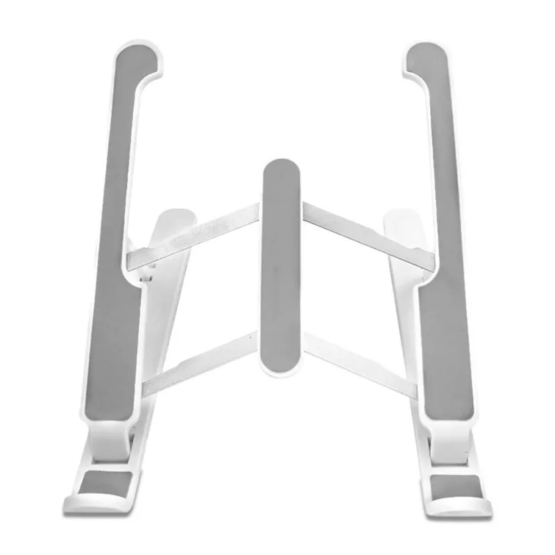 Soporte Plástico para Portátil II, soporte portátil plegable, ajuste de altura, puntas antideslizantes