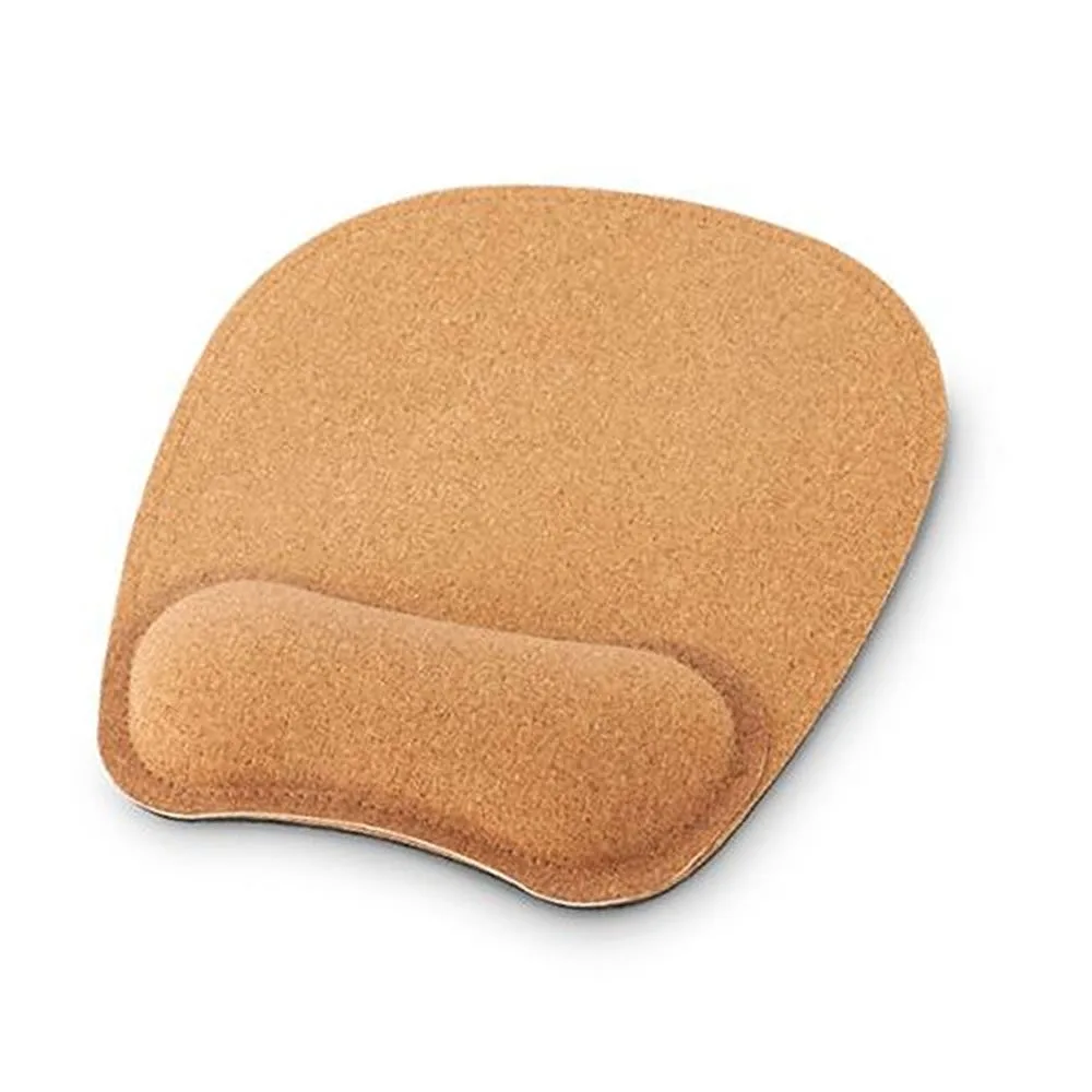 Mouse Pad Cork con Apoya Muñecas en corcho natural.