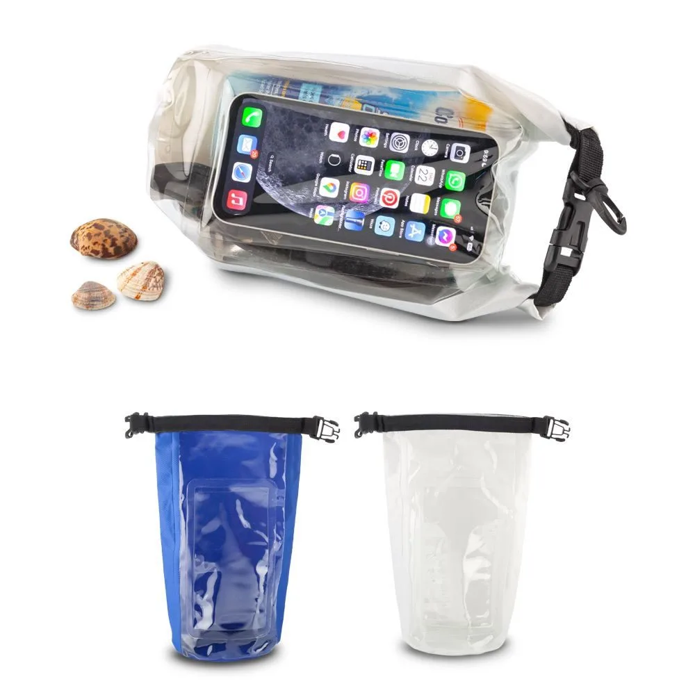 div-1066 general Detalle del bolsillo para celular en el Estuche Dry Bag 2.5 L.