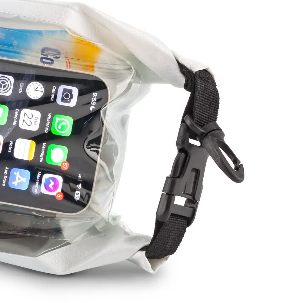 div-1066 general2 Estuche Dry Bag 2.5 L con gancho carabinero para transporte.