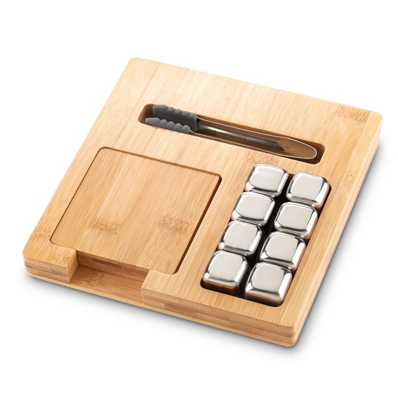 Set de Bar Benson personalizado con el logo de la empresa, ideal para regalos corporativos de lujo.