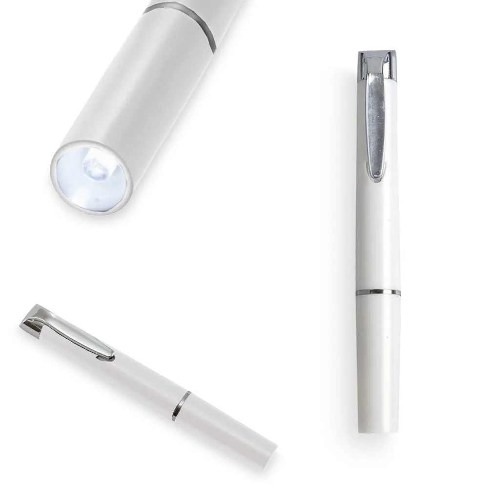 im-150 general Linterna Doctor tipo bolígrafo, con 1 LED brillante, encendido push en el clip y pilas incluidas