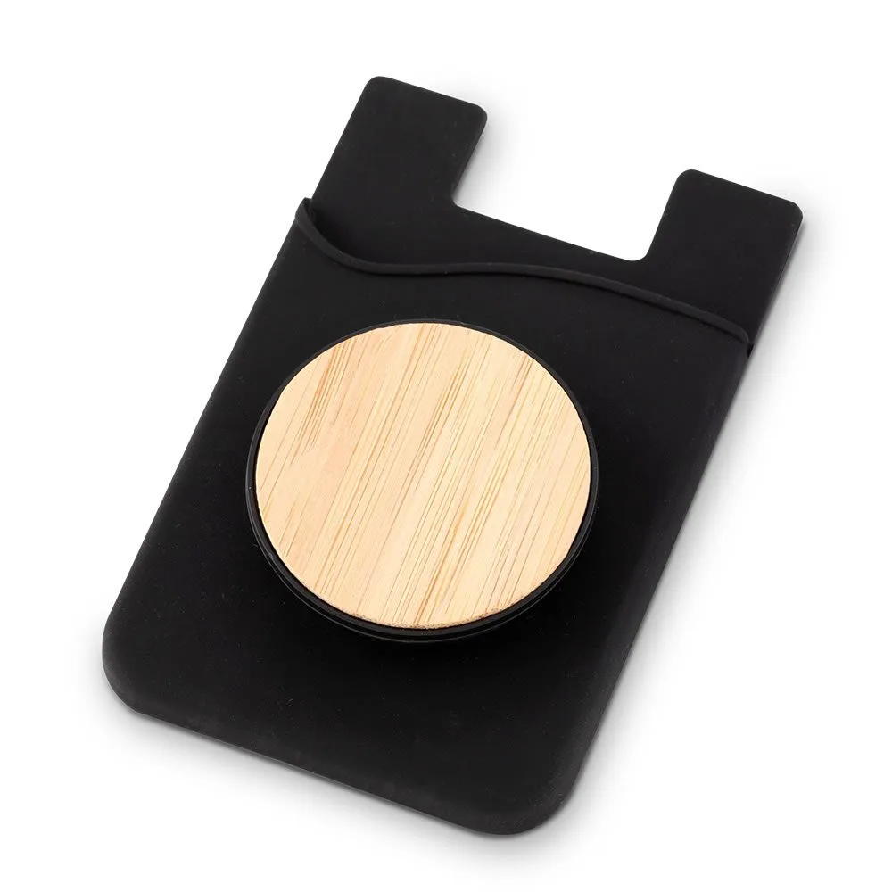 tec-448-1 NEGRO Portatarjetas Pump Bamboo
