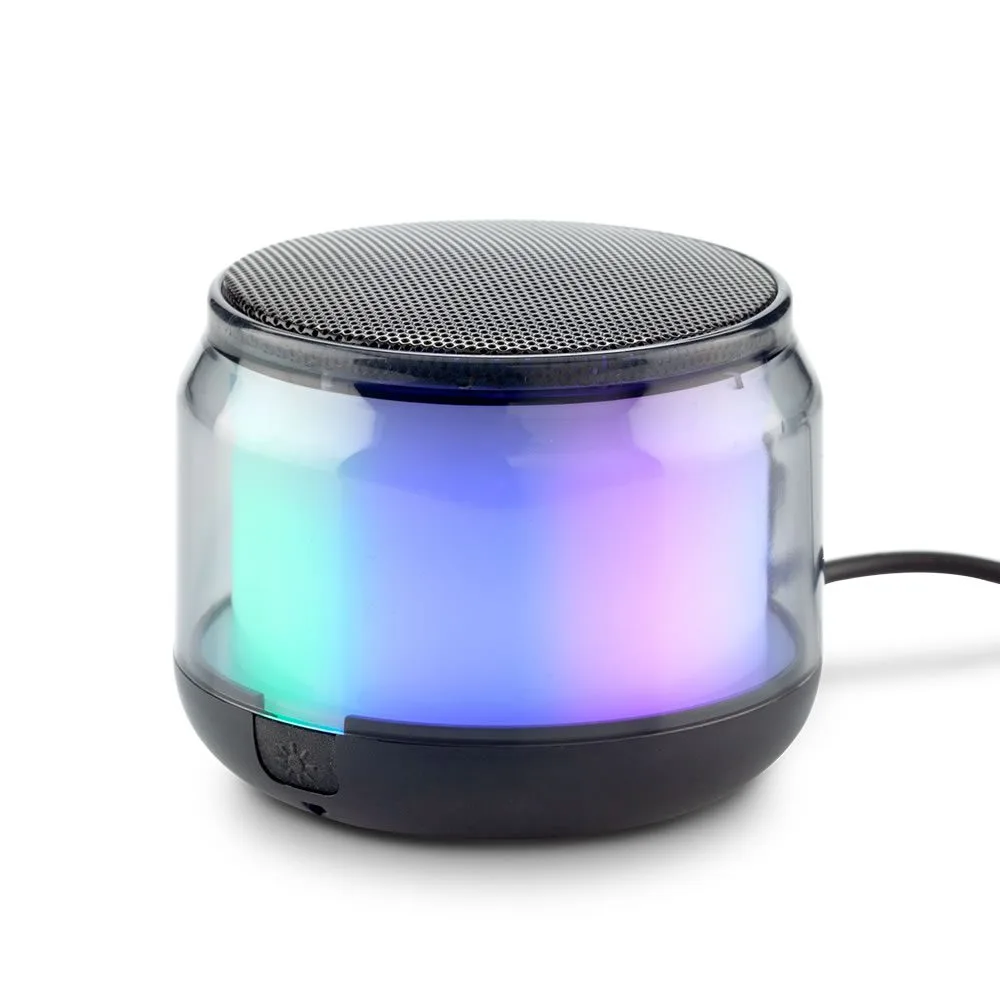 tec-529 general1 Speaker Bluetooth Callum con luz multicolor encendida