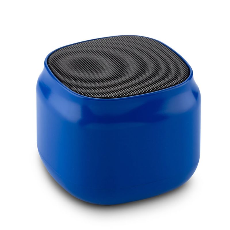Altavoz Bluetooth Dallas colocado en una mesa, listo para usar