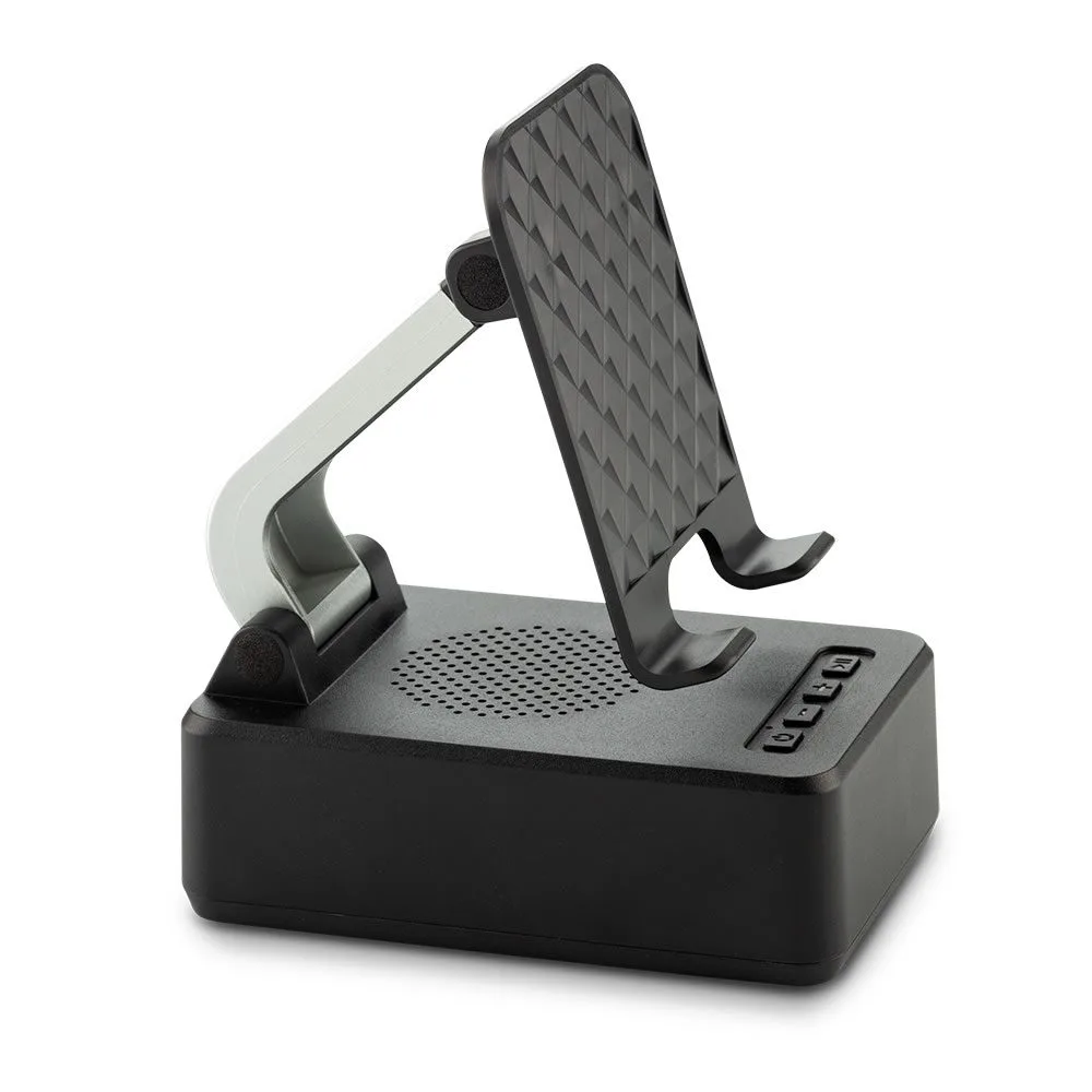 Detalle del diseño compacto y elegante del Speaker Bluetooth Syke.