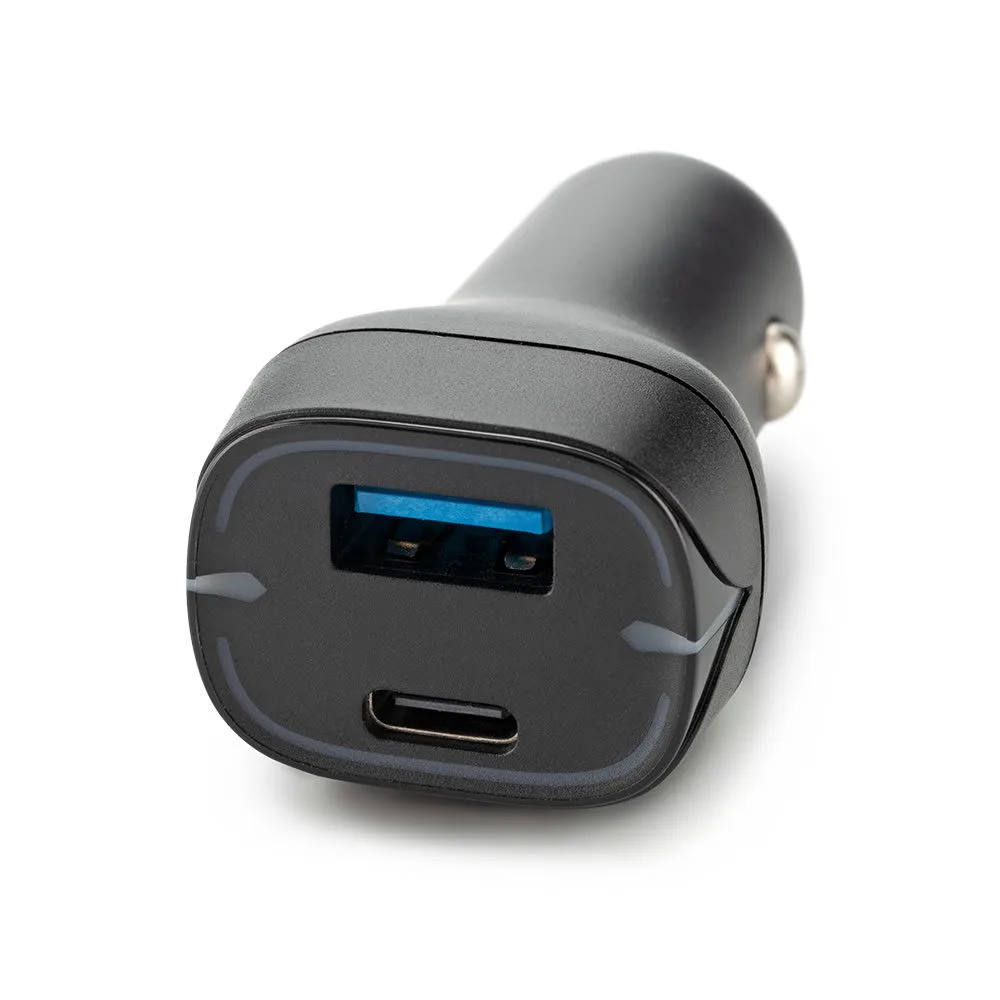 Cargador para Carro Dino con puertos USB y Tipo C.