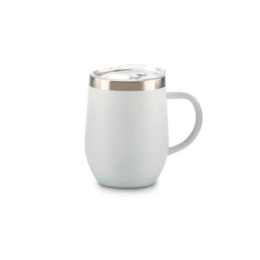 mg-382 BLANCO Mug Metálico Roderick 350 Ml