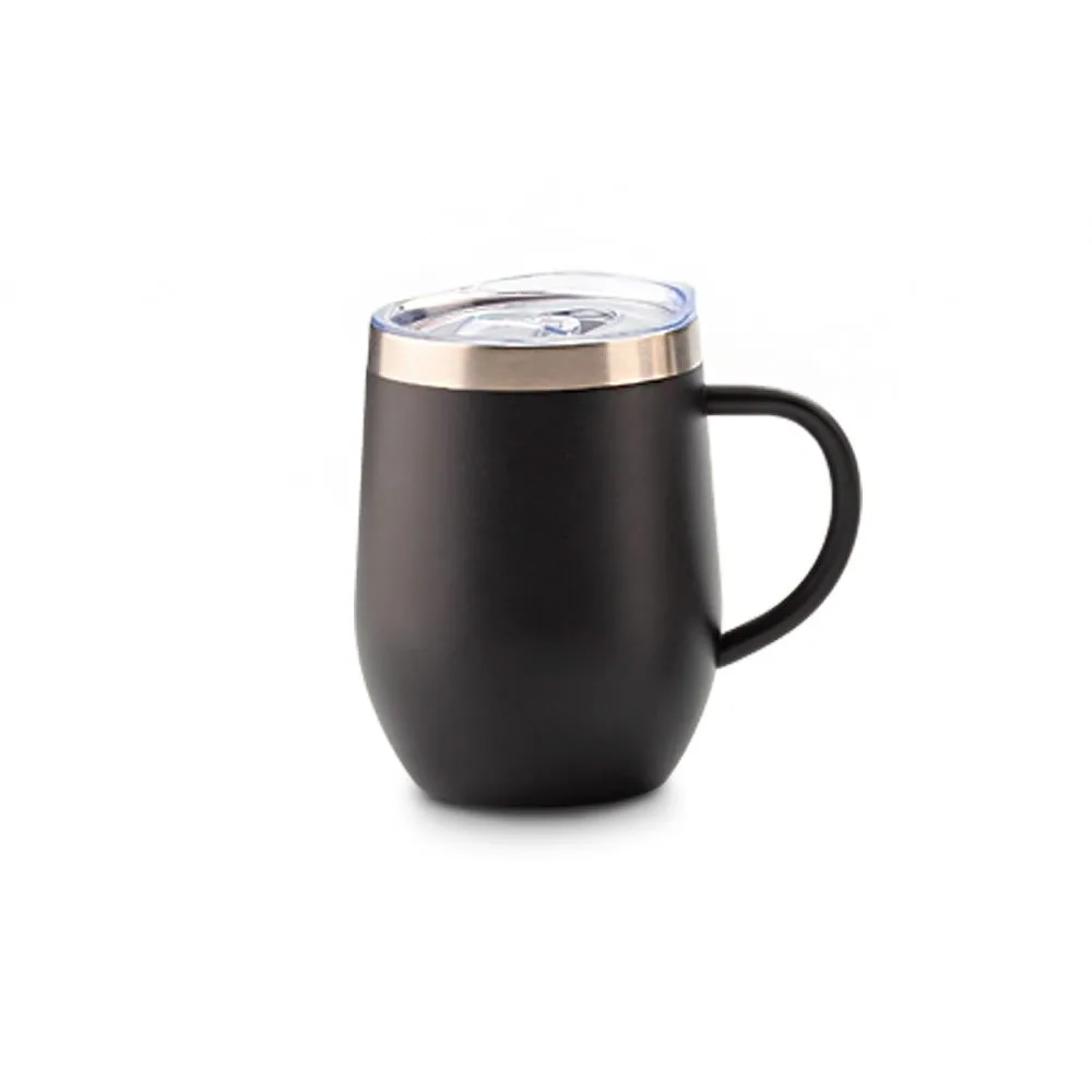 mg-382 NEGRO Mug Metálico Roderick 350 Ml