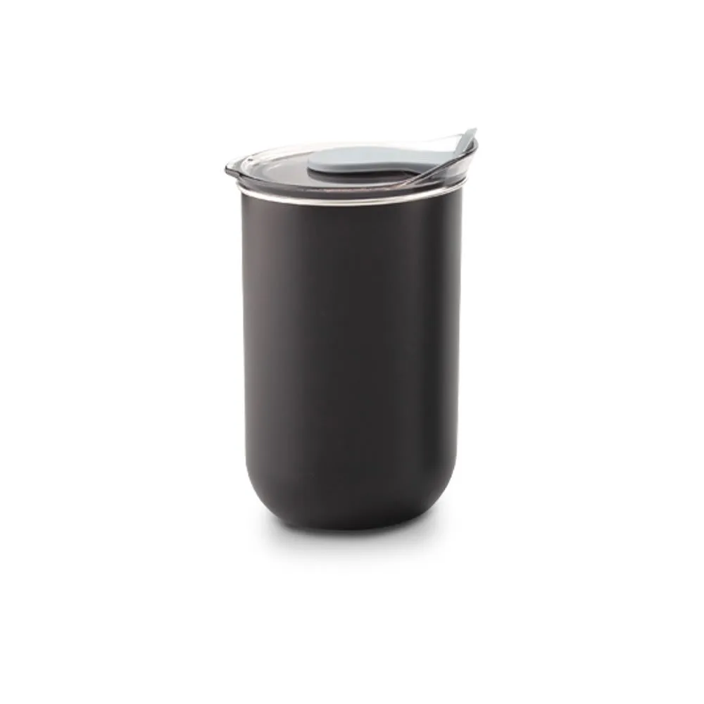 mg-395 NEGRO Mug Metálico Nipp 340 Ml