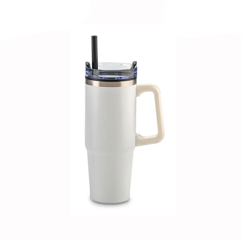mg-396 BLANCO Mug Metálico y Plástico Chester Urban Travel 900 Ml