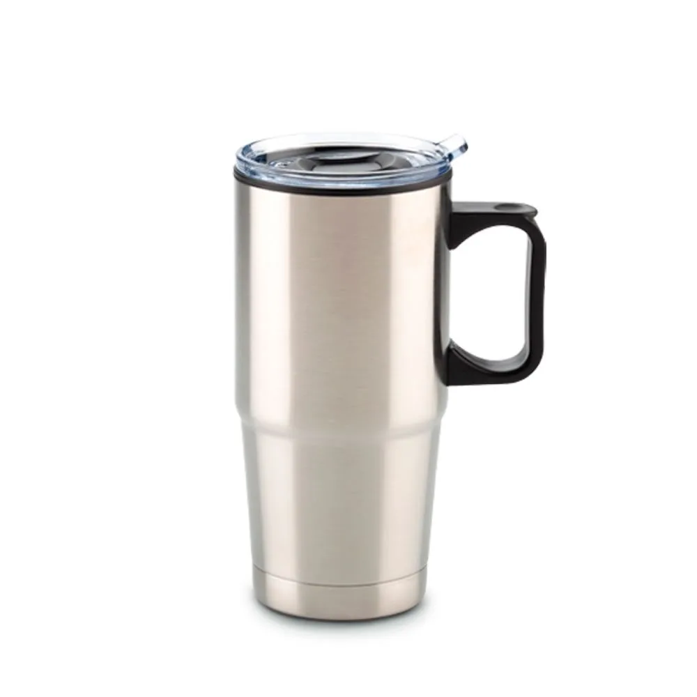 mg-398 SILVER Mug Metálico Cobalt Urban Travel 600 Ml