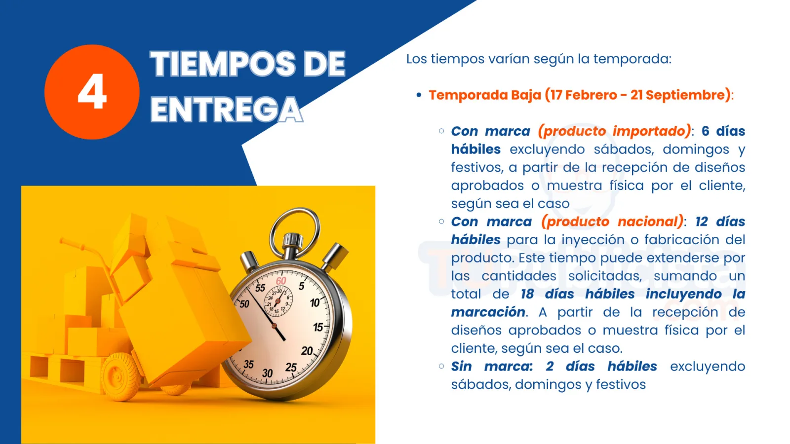 Condiciones de Trabajo Generales