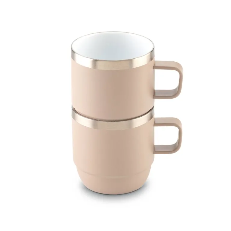 mugs térmicos de acero inoxidable con recubrimiento cerámico