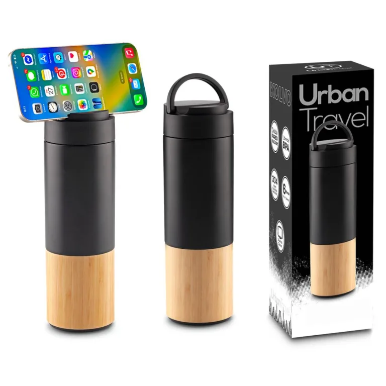 Botilito Metálico Kolvo Urban Travel 440 Ml