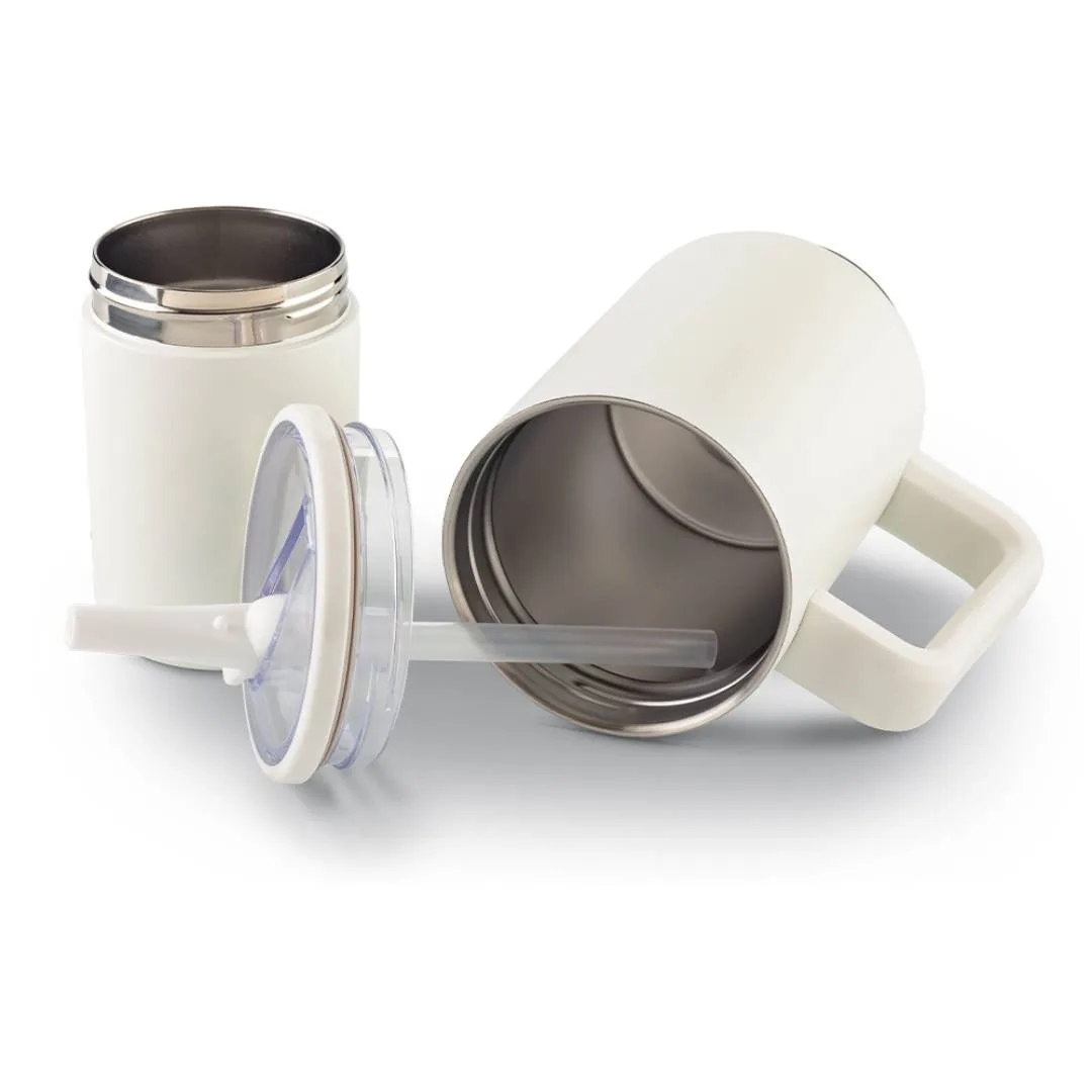 Mug térmico acero inoxidable 1100 ml con pitillo y tapa rosca MG-443