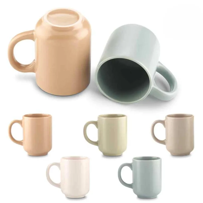 Taza de cerámica Earth 450 ml apta para microondas y lavavajillas