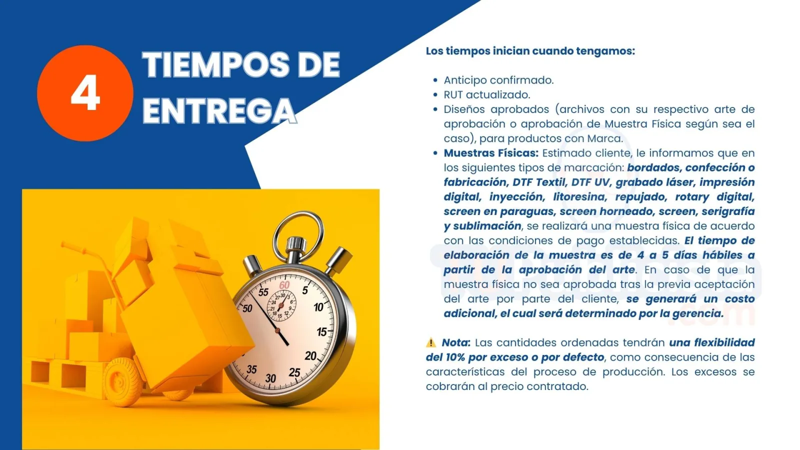 Condiciones de Trabajo Generales