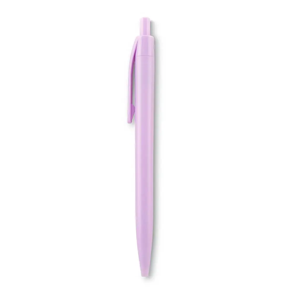 Bolígrafo Vinnie Pastel Morado Bolígrafo Vinnie Pastel morado con mecanismo push de plástico