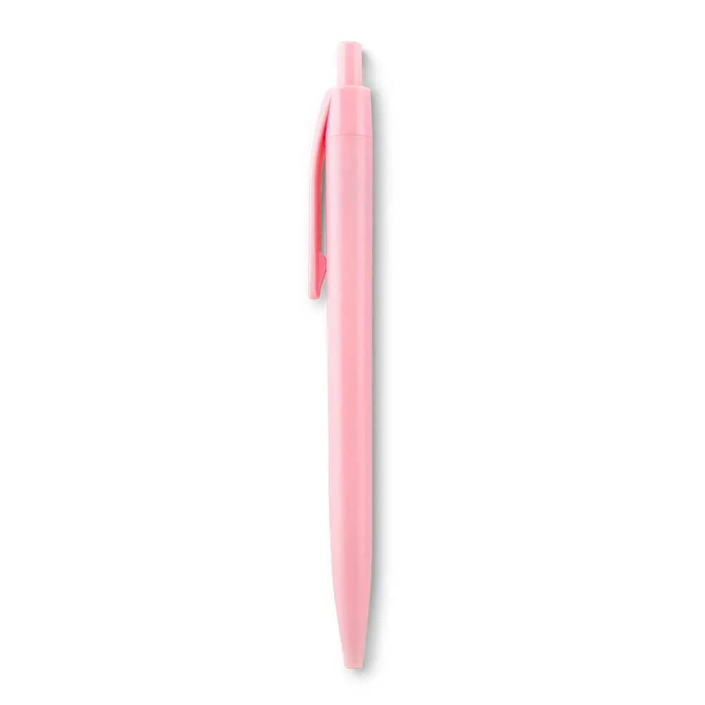 Bolígrafo Vinnie Pastel Rosado Bolígrafo Vinnie Pastel rosado con mecanismo push y cuerpo plástico