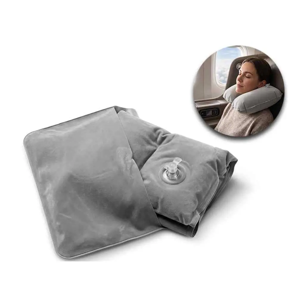 Cojin Inflable Travel DIV-1243 general1 Cojín Inflable Travel DIV-1243 plegable con funda de viaje compacta