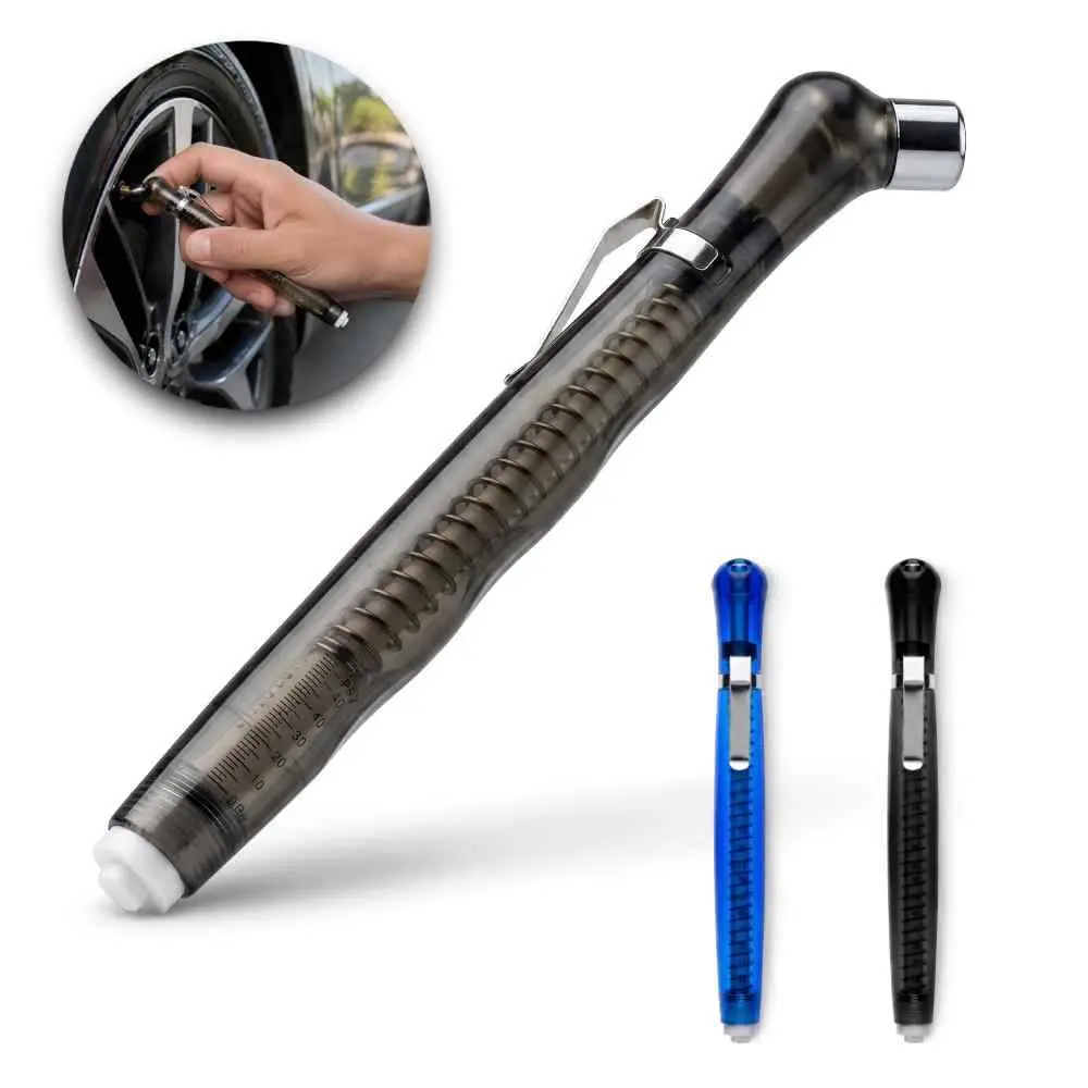 Medidor de Presion Twist HR-337 general Medidor de presión Twist HR-337 para neumáticos disponible en colores azul y negro con capacidad máxima de 75 PSI.
