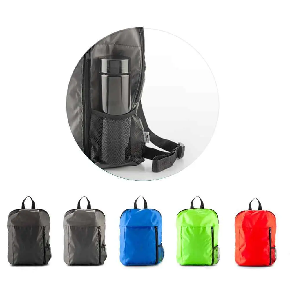 Morral Backpack Clipper DIV-1135 general Morral Backpack Clipper en colores azul rey, gris, negro, rojo y verde para personalización empresarial.