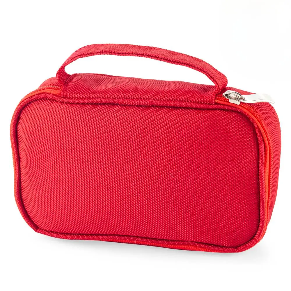 Organizador Multiusos Monet DIV-1181 Rojo Organizador Multiusos Monet DIV-1181 rojo en poliéster con cierre y asa para organizar accesorios personales.